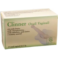 Clinner-15 Vaginal suppositories to restore the bacterial flora