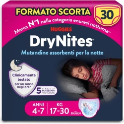 DryNites Absorbing Panties for girl 4-7 years - pack of 10 pcs