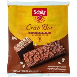 Crisp Bar Gluten Free 3 Snacks Of 35 G