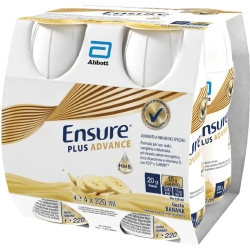 Banana flavour food for special medical purposes 4 x 220 ml