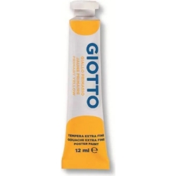 poster colour - yellow primary tube - 4 pack of 6 tubes 12 ml
