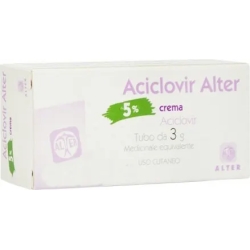 Aciclovir Alter 5% - Cream against labial and genital herpes 3g