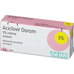 Acyclovir Dorom 5% Herpes treatment cream 3 g