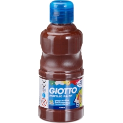 poster colour acrylic 250 ml brown