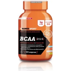 bcaa 2: 1: 1 dietary energy supplement - 100 tablets bottle