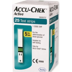 active - 25 test-strips for blood glucose control