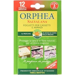 Salvalana Strips For Drawers And Wardrobes Cedar Wood Fragrance 12 Strips