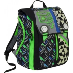 splitting school backpack widget black grey