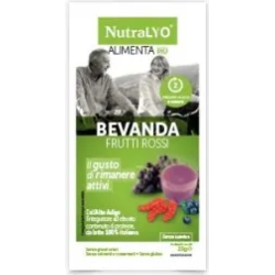 protein drink with red fruits high in vitamin D 25 g
