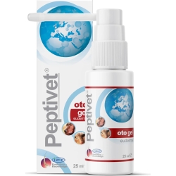 Peptivet Oto - Otological Gel for Dogs and Cats - 25 ml