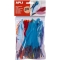 Feathers for handicraft various colors - 100 pcs pack