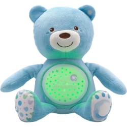 First Dreams Baby Bear Night Light - Blue