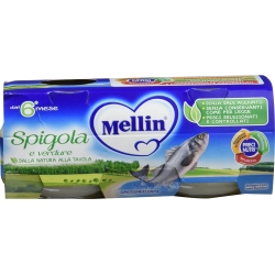 Mellin - homogenized sea bass and vegetables - 160 g
