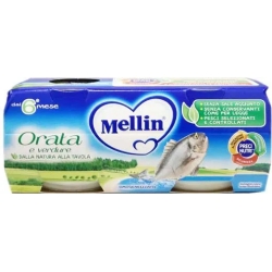 Mellin - homogenized sea bream and vegetables 100% Natural - 80 g