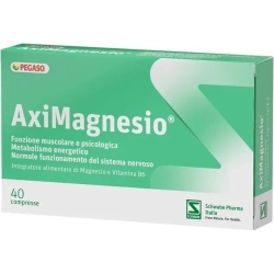 aximagnesio - Magnesium and vitamin B6 supplement 40 Tablets