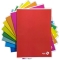 A4 maxi notebook - pack of 80 sheets 10 notebooks 4 mm - assorted colors