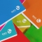 A4 maxi notebook - pack of 80 sheets 10 notebooks 4 mm - assorted colors