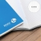 A4 maxi notebook - pack of 80 sheets 10 notebooks 4 mm - assorted colors