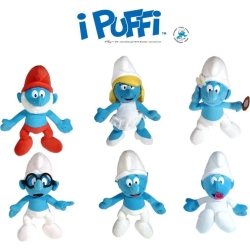 the smurfs plush 6 assorted models 1 piece 20 cm
