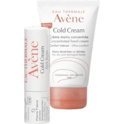 kit cold cream hand cream 50 ml + lipstick 4 g