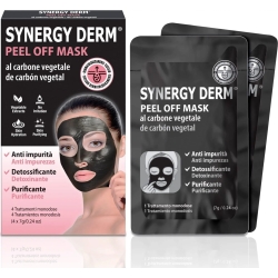 synergy derm peel off black mask 4 monodose treatments