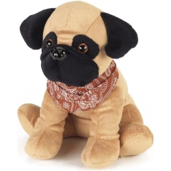 warmies pug beige soft and termic peluche
