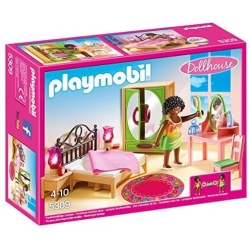 Dollhouse Master Bedroom With Functional Bedside Lights