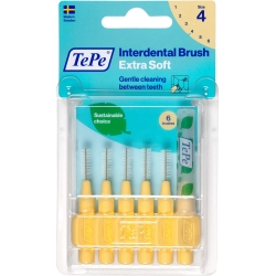 Extra Soft Iso4 Yellow - 6 Interdental Brushes 0.7 mm