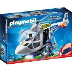 City Action 6921 Police Helicopter with LED Searchlight 4-10 years