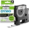 Tapes D1 12 mm x 7 m black white
