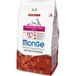 extra small adult lamb and rice dry food 800g