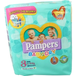 Baby Dry - 3 Midi (4-9 kg) 20 diapers