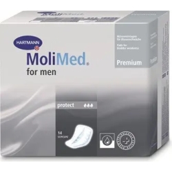 MoliMed for men protect 14 shaped pads for slight incontinence in males