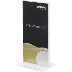 T shaped base brochure holder - 10 x 8 x 21.5 cm