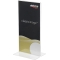 T shaped base brochure holder - 10 x 8 x 21.5 cm