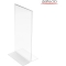 T shaped base brochure holder - 10 x 8 x 21.5 cm