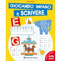 Giocando imparo a scrivere - italian illustrator book for 4-6 years