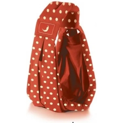 Baby Carrier Organic Polka Red