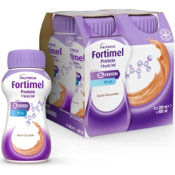Fortimel nutritional supplement high-protein Chocolate 4 X 200 Ml
