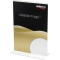 T shaped base brochure holder - A4