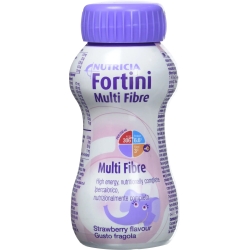 Fortini Multi Fibre food supplement high energy strawberry 200 Ml
