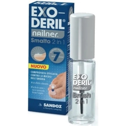 Exoderil Nailner brush  2 in 1 nail fugal infection 5 ml