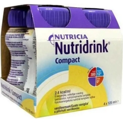 Nutridrink Compact food supplement vanilla 4x 125ml