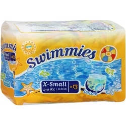 Swimmies Swim Nappies Size XS (4-9 kg) 13 Nappies