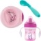 Meal Set 6 m+ Plate, Spoon And Cup Pink