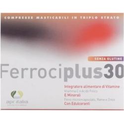 ferrociplus 30 iron supplements 24 tablets