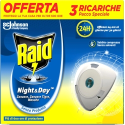 Night & Day anti mosquito 3 recharges