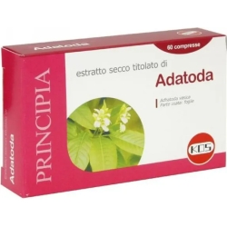 Adatoda Estratto secco - Lung Health Supplement 60 tablets 22,2 G