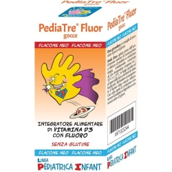 PediaTre Fluor Gocce – fluoride and Vitamin D3 supplement 7 ml
