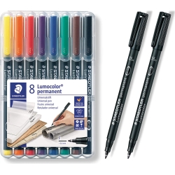 Lumocolor - Assorted Color Markers - pack of 6